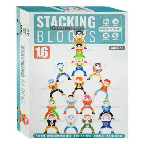 Jogo equilibrio acrobata 16 peças