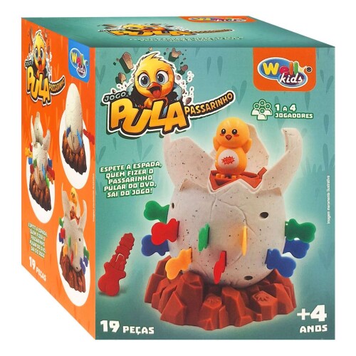 Jogo pula passarinho 19 peças