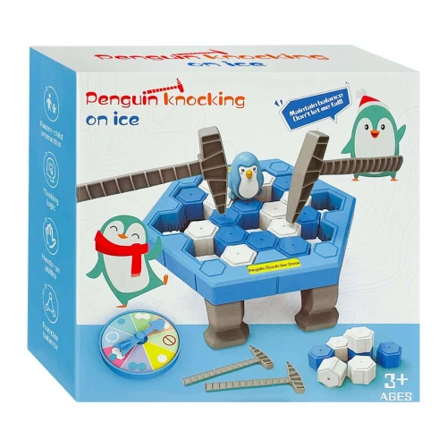 Jogo tabuleiro pinguin on ice 33 peças