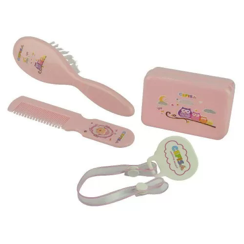 Kit banho infantil luxo 04 peças azul/rosa Cefisa Kit banho infantil luxo 04 peças azul/rosa Cefisa