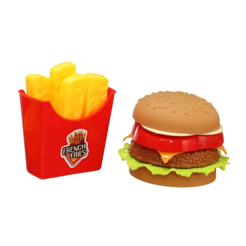 Kit comidinha mini burguer 02 peças Etitoys