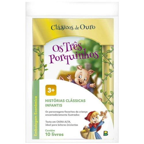 Kit livros de história Clássicos de ouro com 10 livros BrasiLeitura