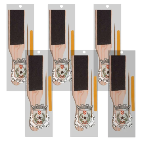 Kit lixa de pé + lixa de unha + palito de unha pacote com 06 kits