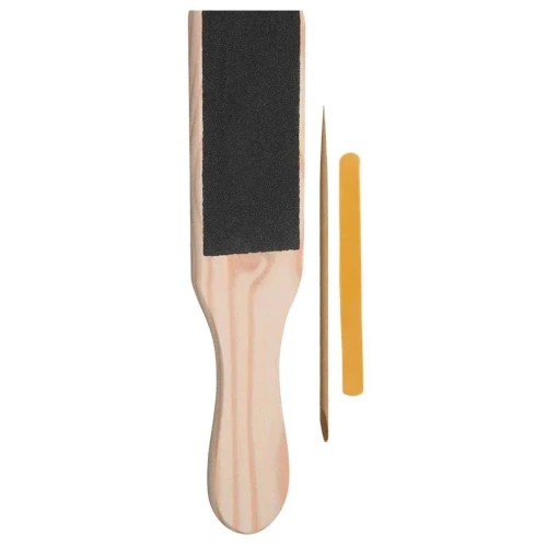 Kit lixa de pé + lixa de unha + palito de unha pacote com 06 kits