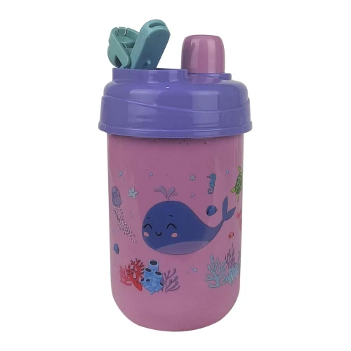 Kit marmita infantil com copo 600ml decorados