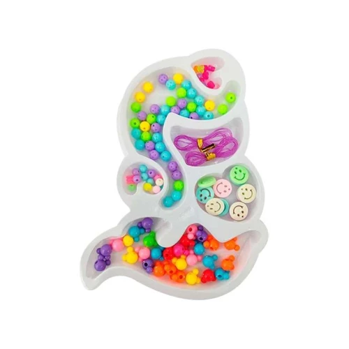 Kit miçangas 90 peças beleza e estilo