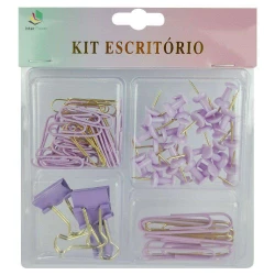 Kit para escritório Candy com 4 itens sortidos Interponte
