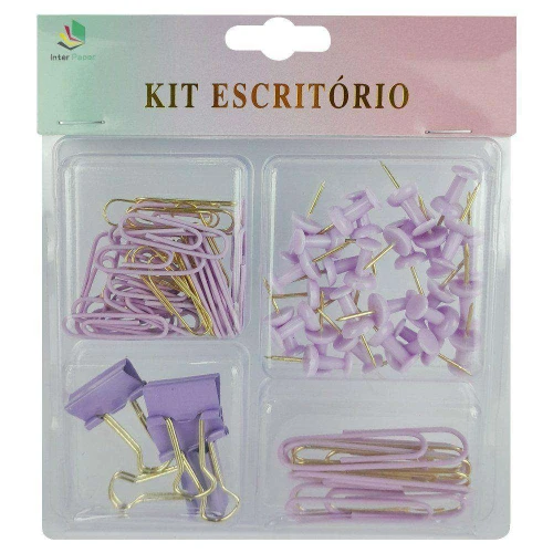 Kit para escritório Candy com 4 itens sortidos Interponte