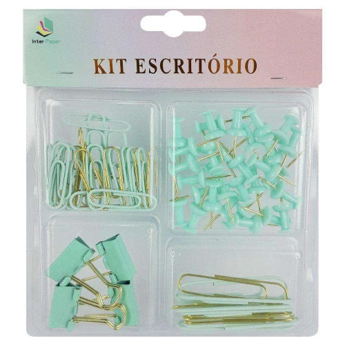 Kit para escritório Candy com 4 itens sortidos Interponte