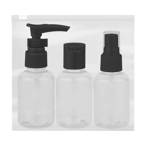 Kit para viagem plástico 03 peças sortido Tokyo Design
