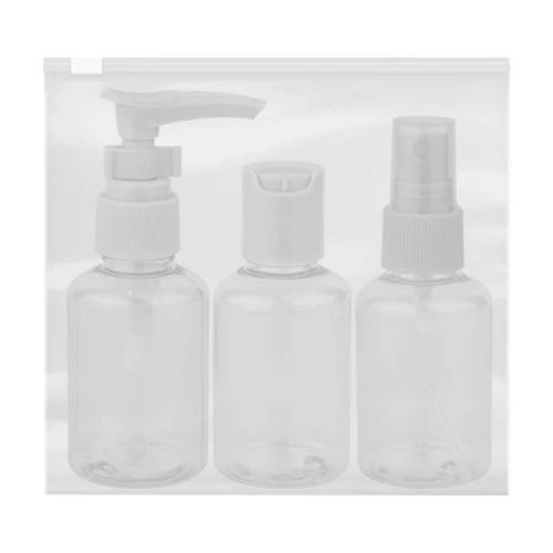 Kit para viagem plástico 03 peças sortido Tokyo Design