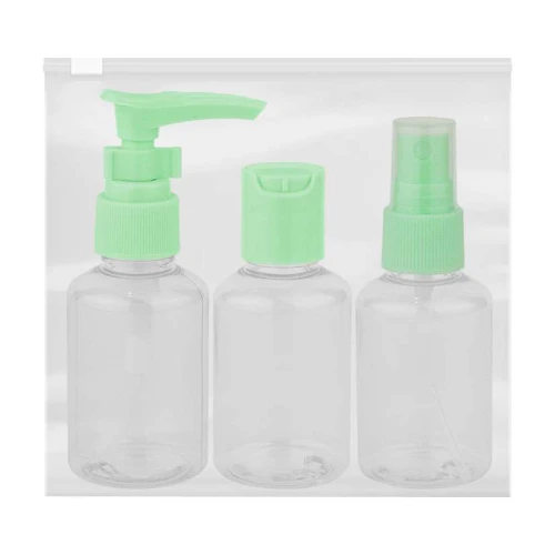 Kit para viagem plástico 03 peças sortido Tokyo Design