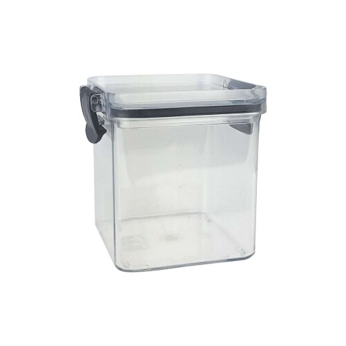 Kit pote organizador acrílico com suporte 6 unidades
