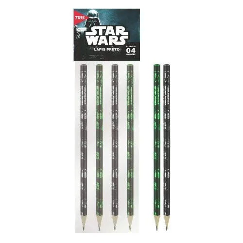 Lápis de escrever Star Wars com 4 unidades Blister Tris