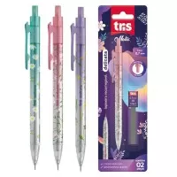 Lapiseira Holic delicata 0.7 com grafite Tris - Moinho Atacadista