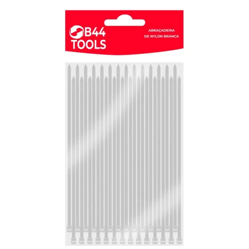 Lacre plástico branco 30cm com 40 peças Lacre plástico branco 30cm com 40 peças