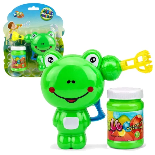 Lança bolhas de sabão bichinhos com refil Pop Brinquedos