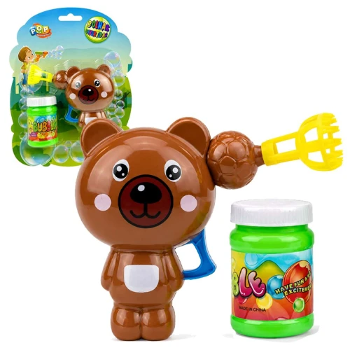 Lança bolhas de sabão bichinhos com refil Pop Brinquedos Lança bolhas de sabão bichinhos com refil Pop Brinquedos