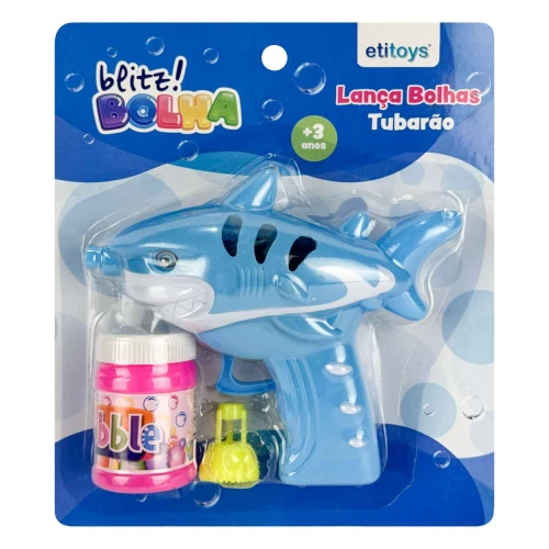 Lança bolhas de sabão tubarão Etitoys