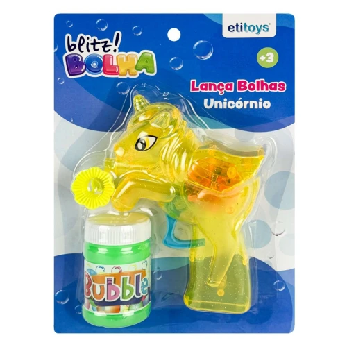 Lança bolhas de sabão unicórnio Etitoys
