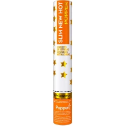 Lança confete estrela dourada slim Popper