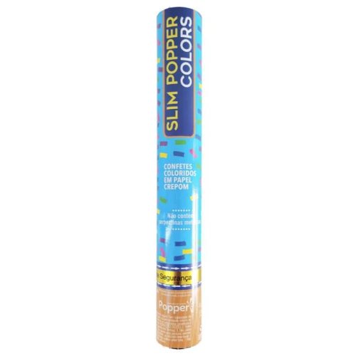 Lança confete slim colors Popper