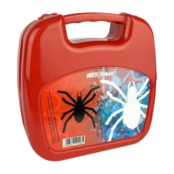 Lancheira plástica 17x16,5x4,5cm Aranha Panamby