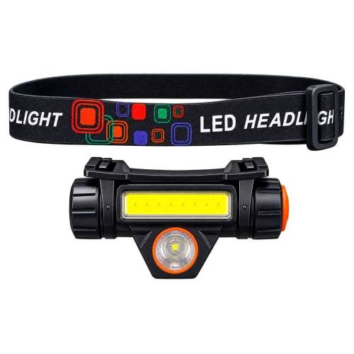 Lanterna de cabeça de LED recarregável hq75258