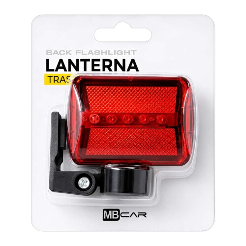Lanterna para bicicleta traseira a pilha MbTech Lanterna para bicicleta traseira a pilha MbTech