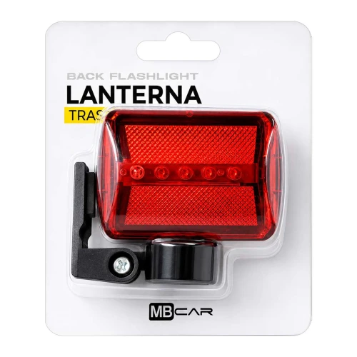 Lanterna para bicicleta traseira a pilha MbTech