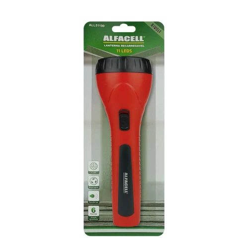 Lanterna recarregável 11 leds bivolt