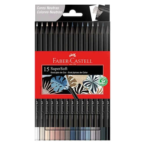 Lápis de cor Faber supersoft diversos