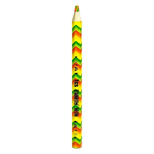Lápis de cor jumbo rainbow neon 01 unidade Tris