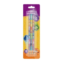 Lápis de escrever Divertidamente com 03 unidades blister Tris