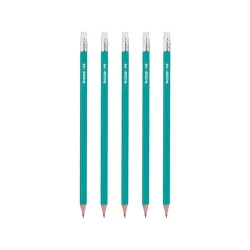 Lápis de escrever com borracha verde 72 unidades