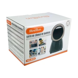 Leitor de codigo de barras de mesa suporte qr code