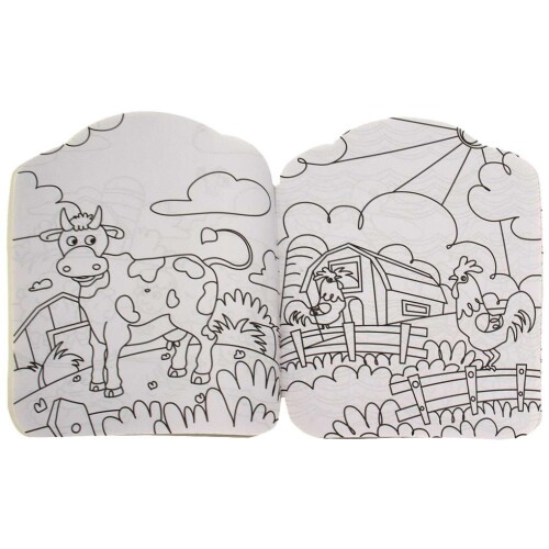 LIVRO P/COLORIR COM ADESIVOS FAZENDA 32PAG. TODOLIVRO