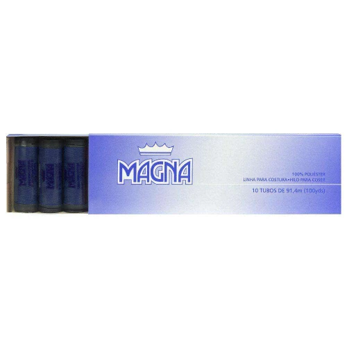 Linha retroz azul marinho ref 1282 com 10 unidades Magna corrente