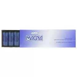 Linha retroz azul médio ref 1022 com 10 unidades Magna corrente