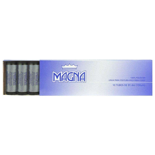 Linha retroz cinza escuro ref 1056 com 10 unidades Magna corrente