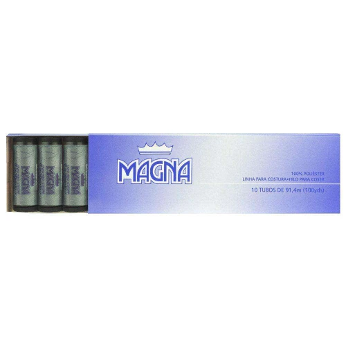 Linha retroz cinza escuro ref 1257 com 10 unidades Magna corrente