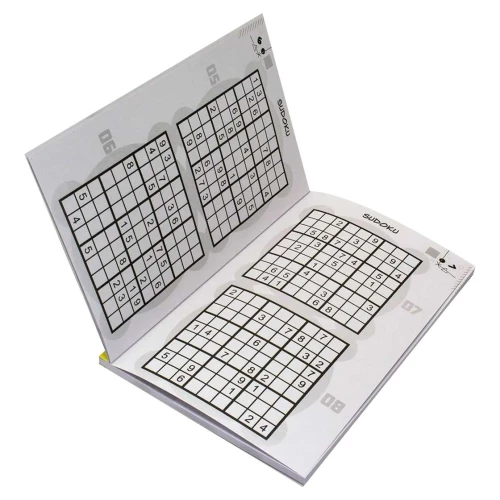 Livro Sudoku nível médio com 96 páginas