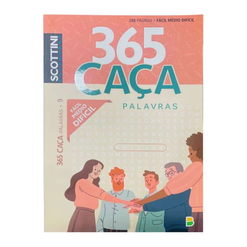 Livro caca palavras 365 jogos 288 páginas