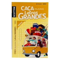 Livro caça palavras nivel médio 96 páginas