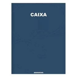 Livro caixa capa dura grande com 50 folhas São Domingos