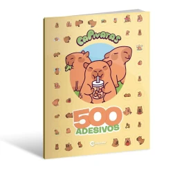 Livro de atividades Capivaras com 500 adesivos Culturama