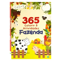 Livro de atividades Fazenda com 365 atividades BrasiLeitura