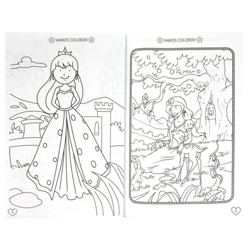 Livro de atividades Princesas com 365 atividades BrasiLeitura