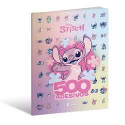 Livro de atividades Stitch Angel com 500 adesivos Culturama