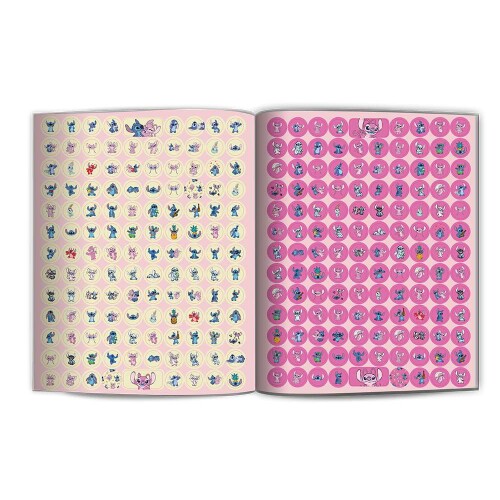 Livro de atividades Stitch Angel com 500 adesivos Culturama
